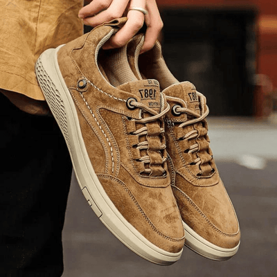 Fudus | Herren Sneakers Italienische Wildleder Sneakers Lässig Und Komfortabel
