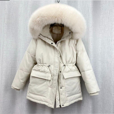 Stilvolle Winter Parkajacke Mit Fellkapuze Für Damen | Perfekt für Outdoor-Aktivitäten
