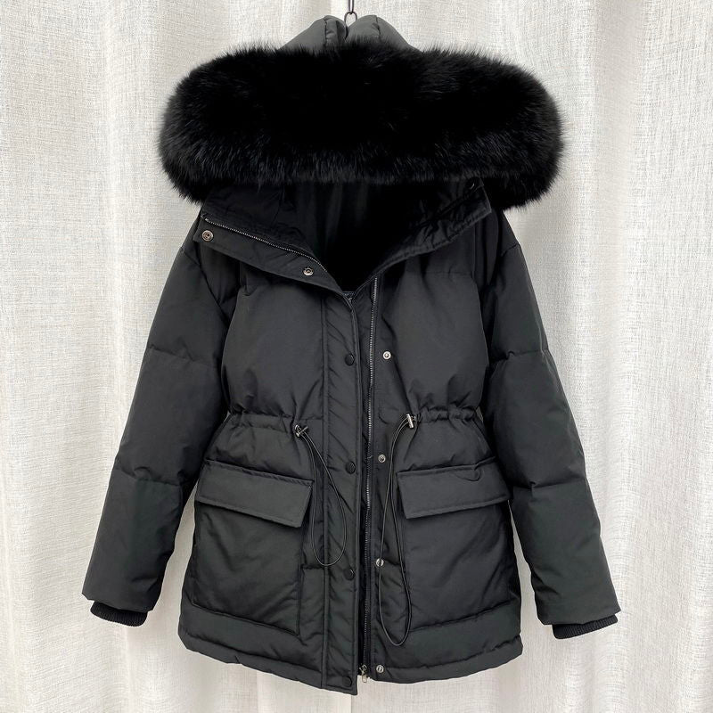Stilvolle Winter Parkajacke Mit Fellkapuze Für Damen | Perfekt für Outdoor-Aktivitäten