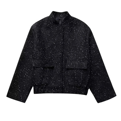 Alexie Jacke mit Pailletten