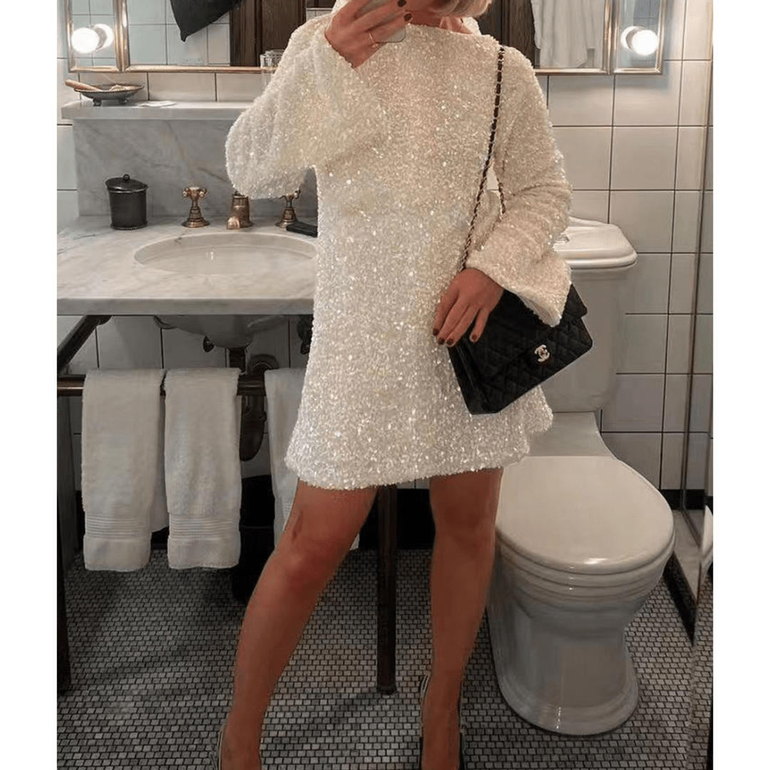 Antonette Pailletten-Partykleid