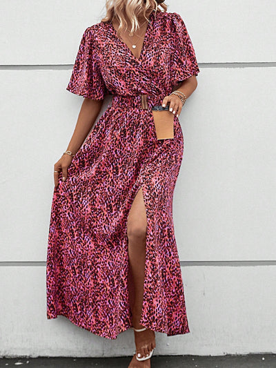Attina Maxikleid mit Schmetterlingsärmeln