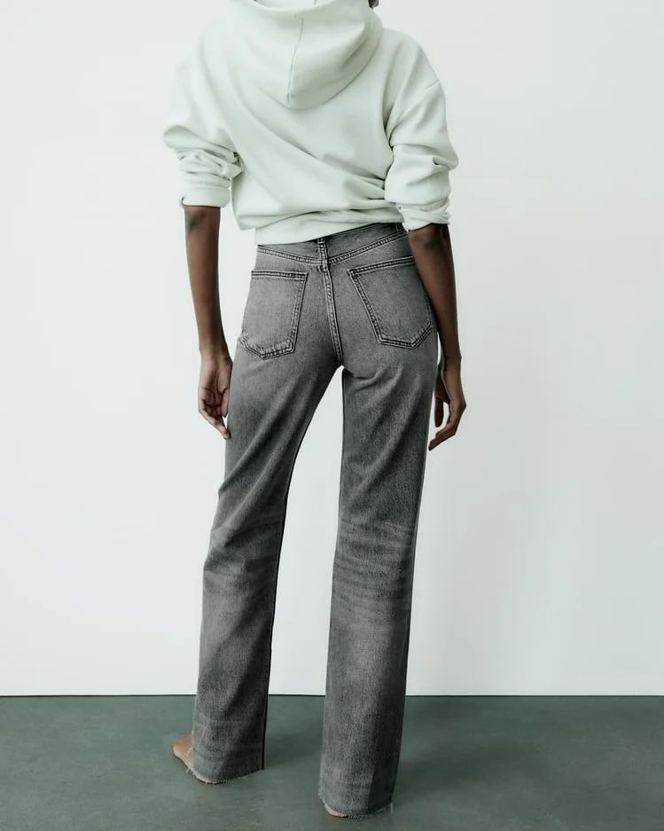 Blytthe-Jeans mit geradem Bein
