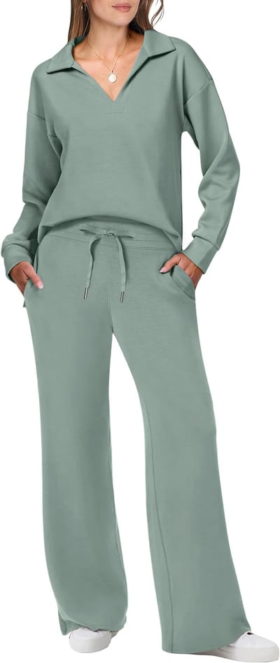 Briar Lässiges Pullover- und Hosenset