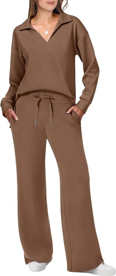 Briar Lässiges Pullover- und Hosenset