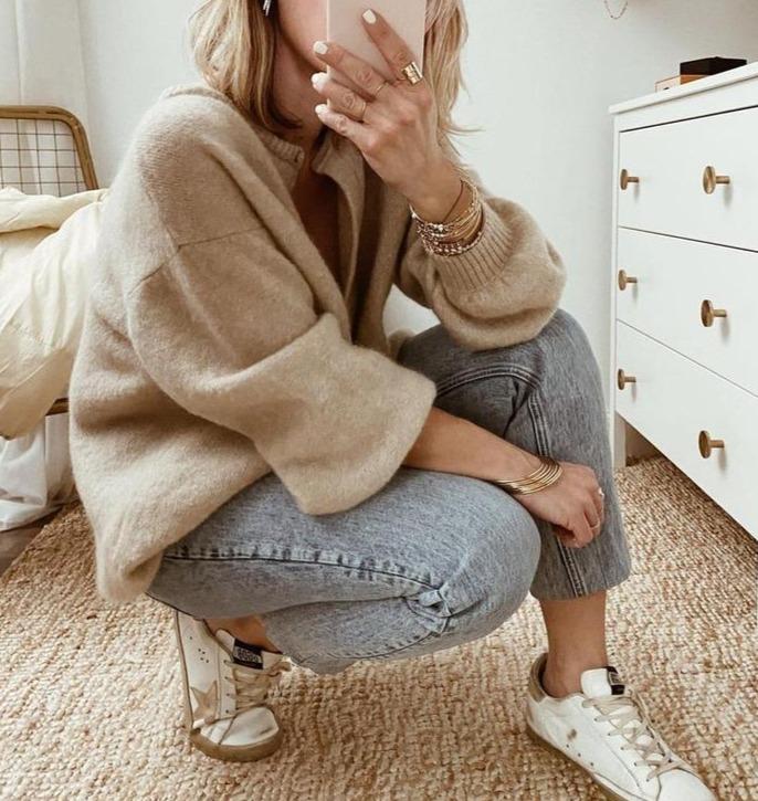 Carmina Strickjacke in Übergröße