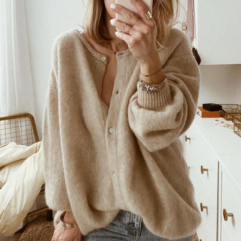 Carmina Strickjacke in Übergröße