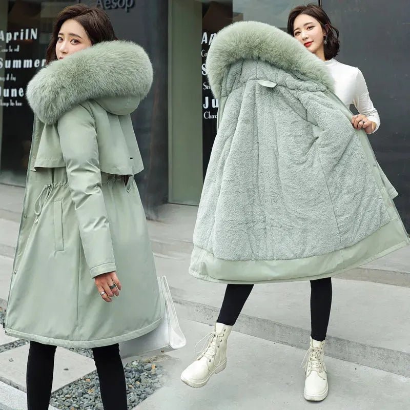 Charlotte Kunstpelzjacke mit Kapuze