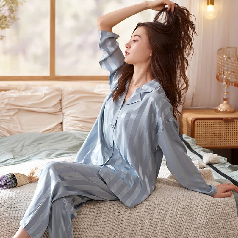 Christabel Gestreiftes Pyjama-Set