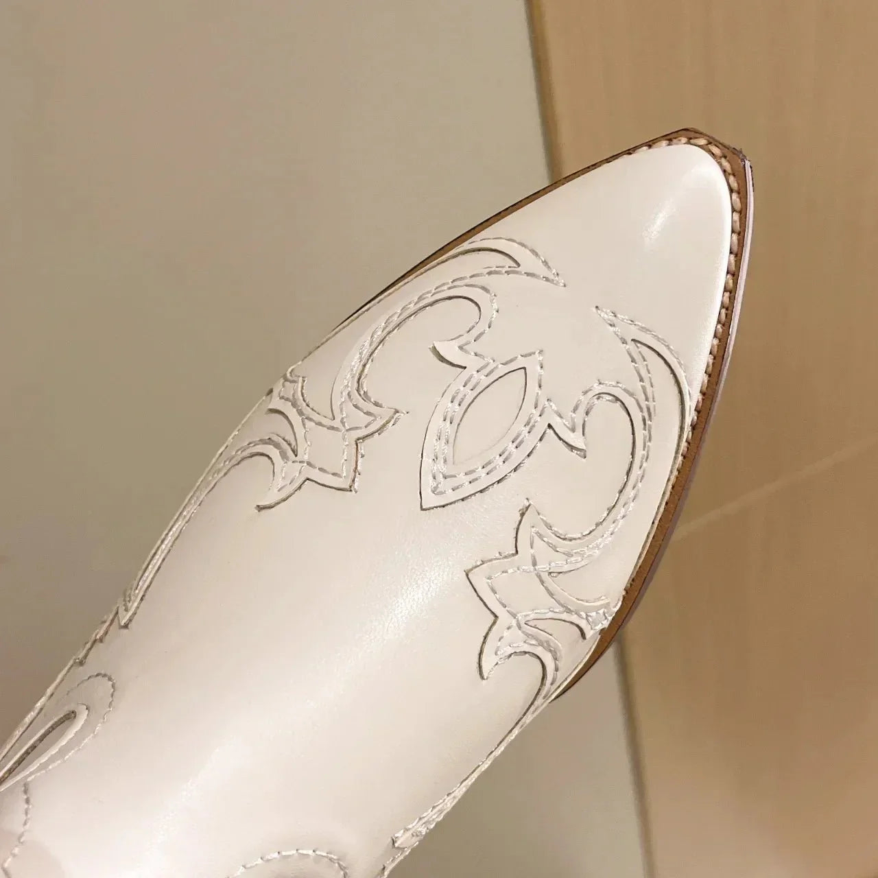 Christalline Mittelhohe Cowboystiefel