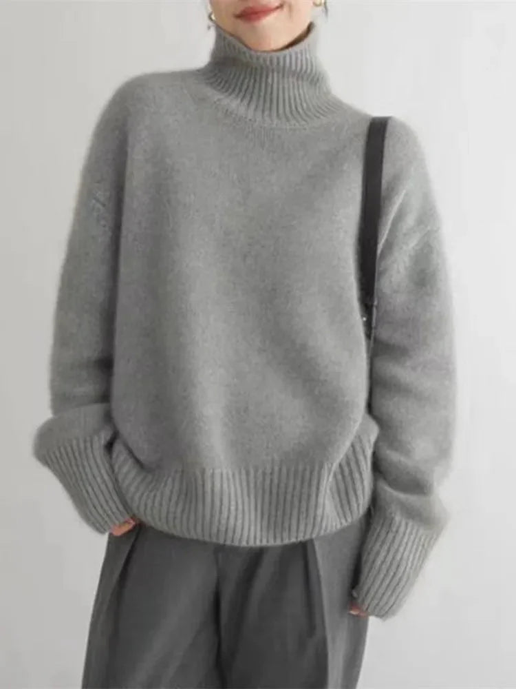 Dionella - Strickpullover - Rollkragen