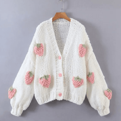 Emeline - Locker gestrickte Strickjacke