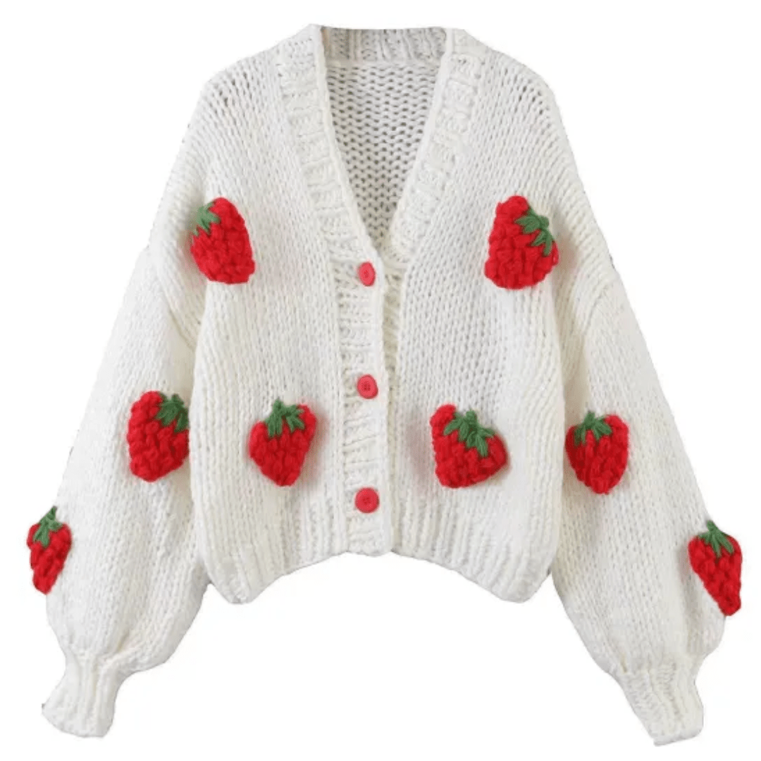 Emeline - Locker gestrickte Strickjacke