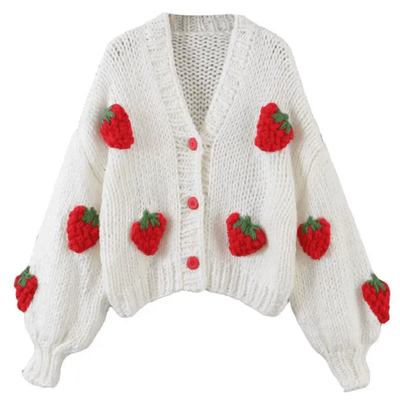 Emeline - Locker gestrickte Strickjacke