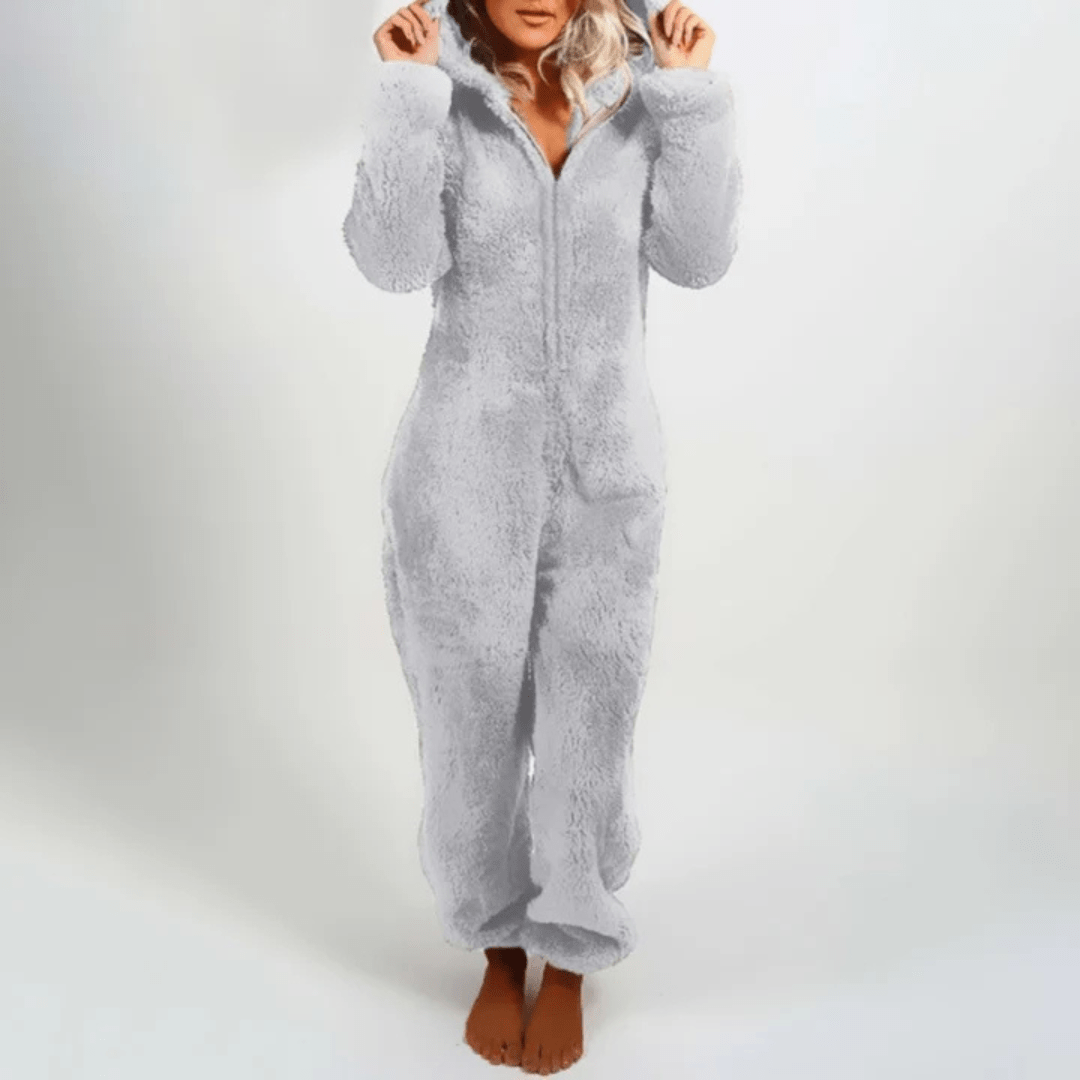 Eudora - Flauschiger Winter-Jumpsuit