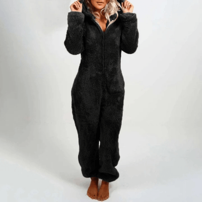 Eudora - Flauschiger Winter-Jumpsuit