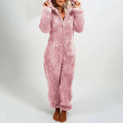 Eudora - Flauschiger Winter-Jumpsuit