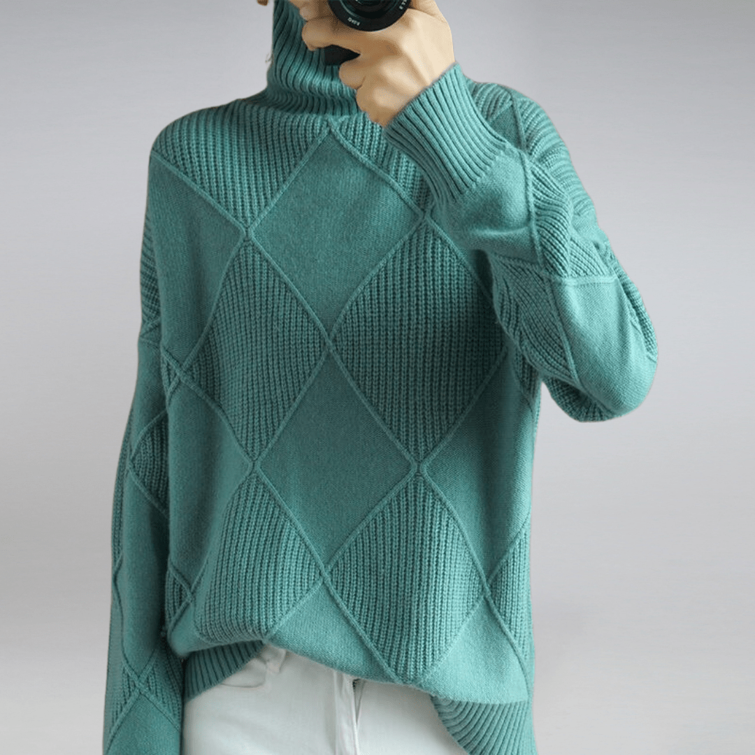 Everly - Strick-Rollkragenpullover