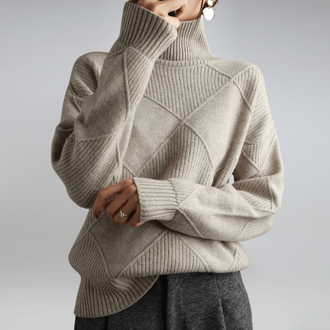Everly - Strick-Rollkragenpullover