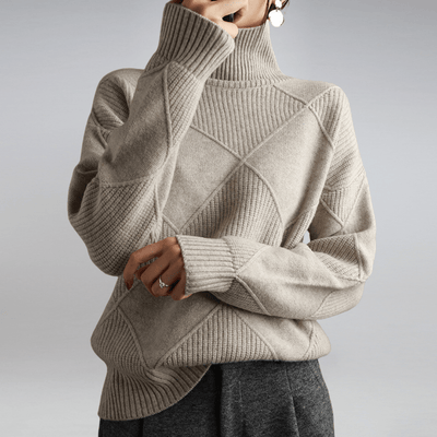 Everly - Strick-Rollkragenpullover