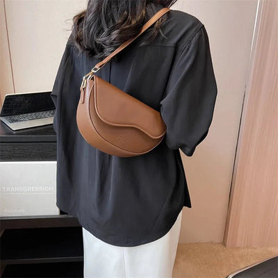 Fiona - Satteltasche aus Leder - Magnetklappe