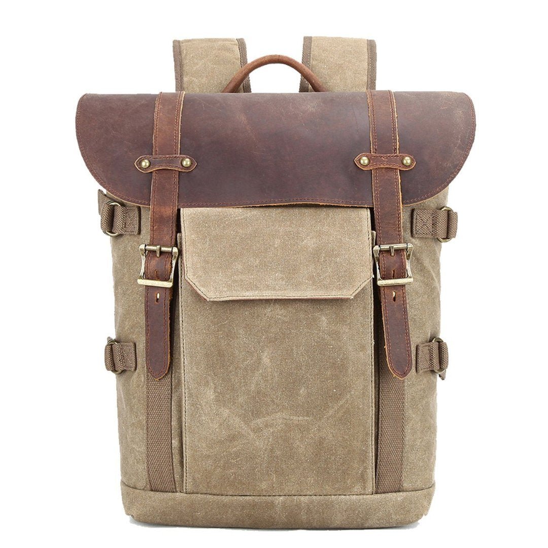 Huxley - Vintage-Kameratasche - Robustes Batik-Canvas