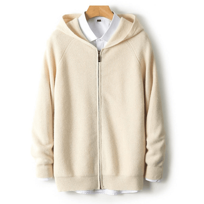 Kenton - Zip-Hoodie - Minimalistischer Rippstil