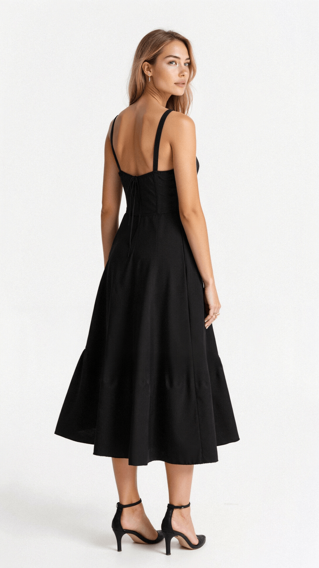 Tailliertes Bustierkleid | Schlitz-Detail | Feminine Silhouette