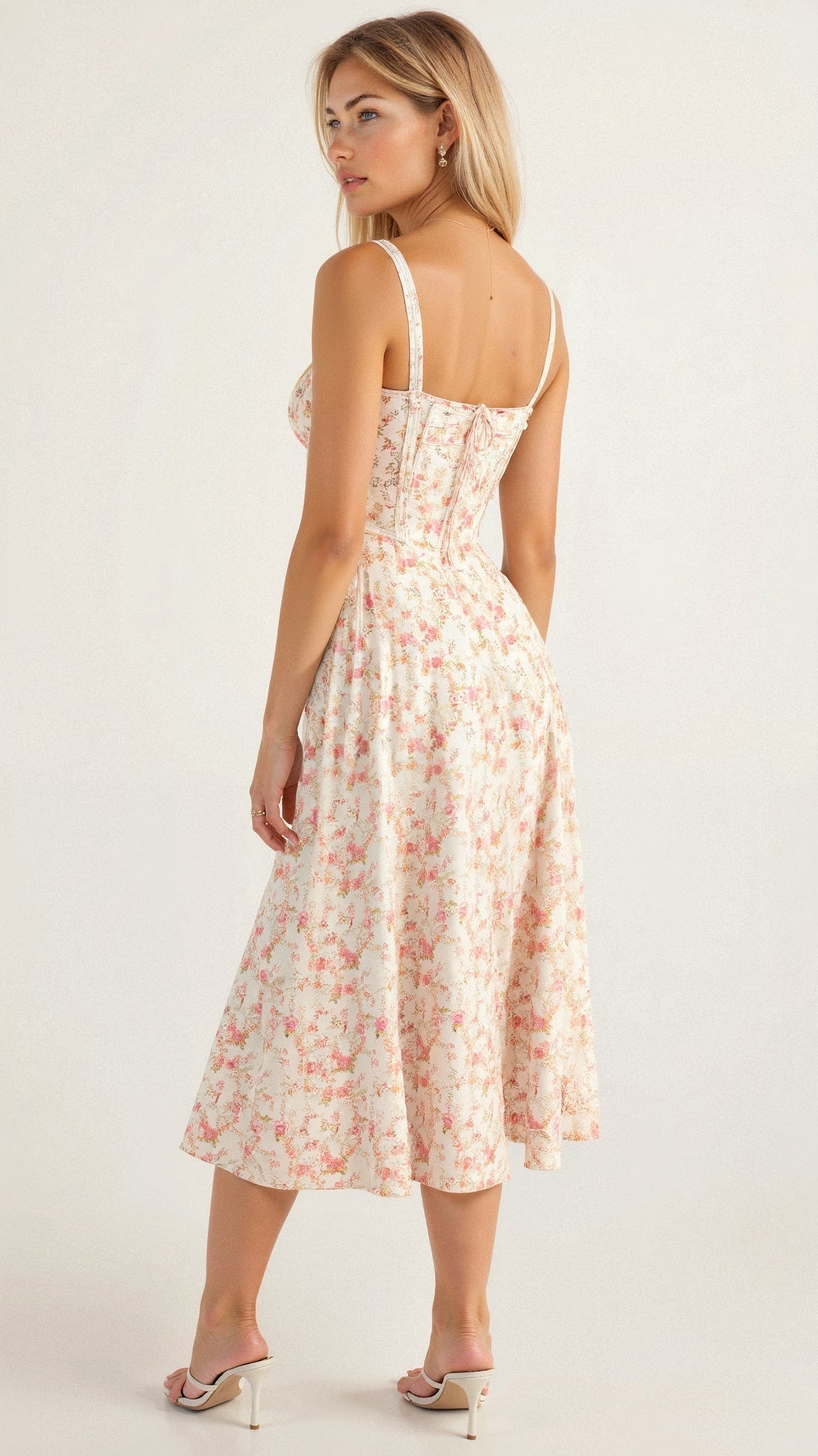 Tailliertes Bustierkleid | Schlitz-Detail | Feminine Silhouette
