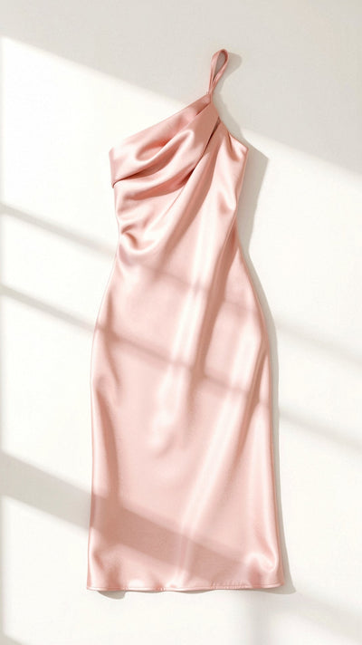 Louise - Verführerisch - One Shoulder Midi-Kleid