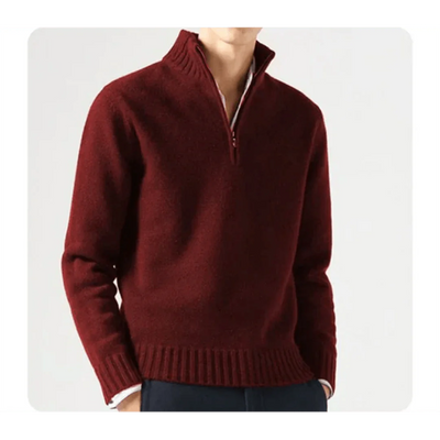 Wade - Rollkragenpullover - Halbreißverschluss-Stil