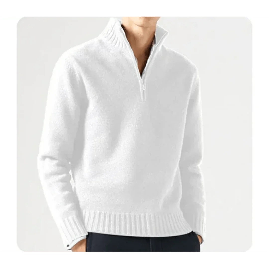 Wade - Rollkragenpullover - Halbreißverschluss-Stil