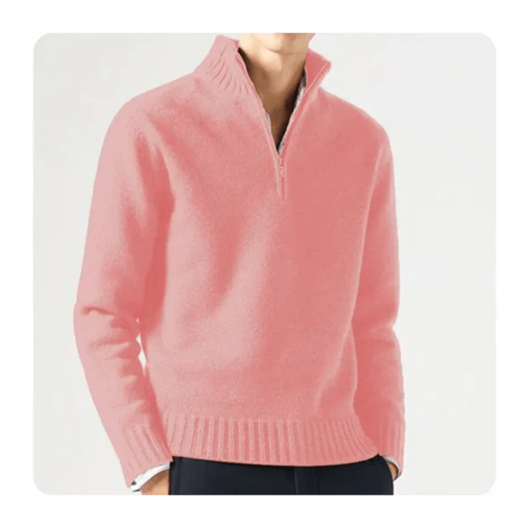 Wade - Rollkragenpullover - Halbreißverschluss-Stil