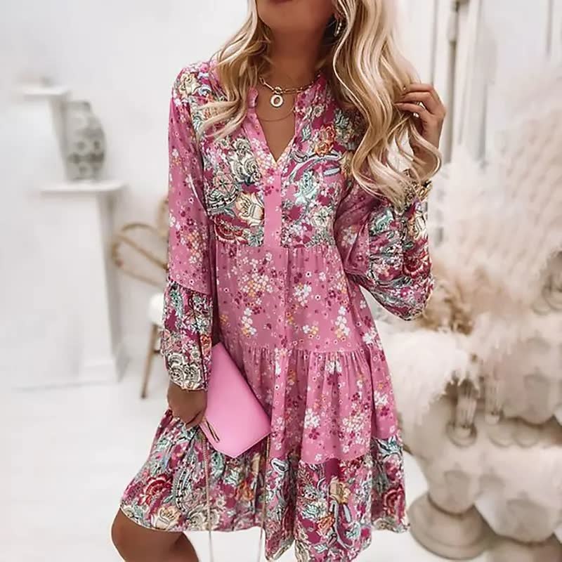 Danica - Damen Boho Maxikleid Einzigartiges Design