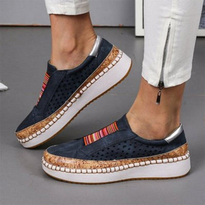 Farida - Atmungsaktive, flache Freizeitschuhe