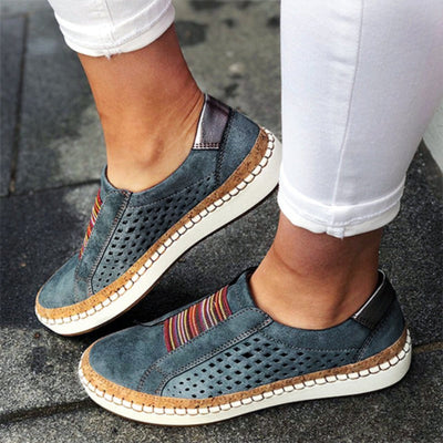 Farida - Atmungsaktive, flache Freizeitschuhe