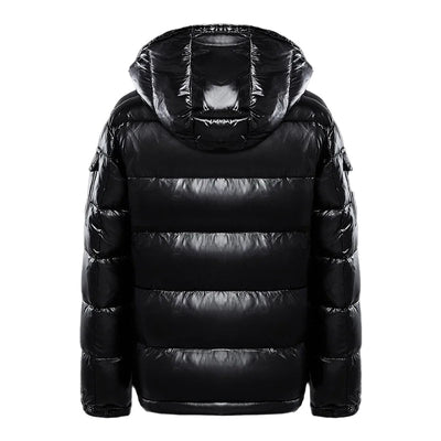 Premium gesteppte Kapuzen-Pufferjacke für Männer