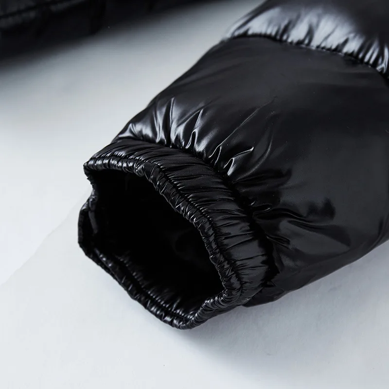 Premium gesteppte Kapuzen-Pufferjacke für Männer
