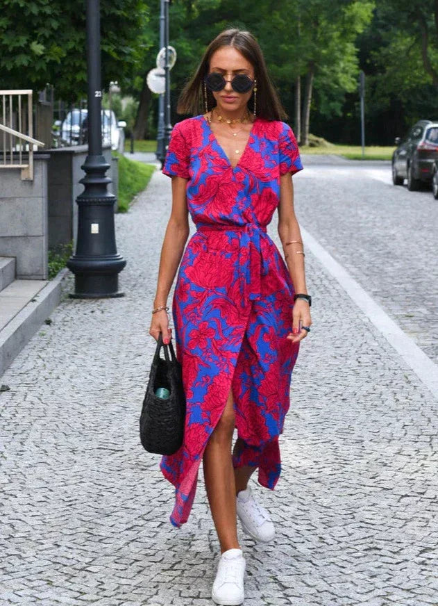 EleganceFlow™ – Damen Kleid aus Weichem Stoff für Komfort