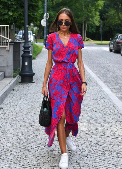 EleganceFlow™ – Damen Kleid aus Weichem Stoff für Komfort