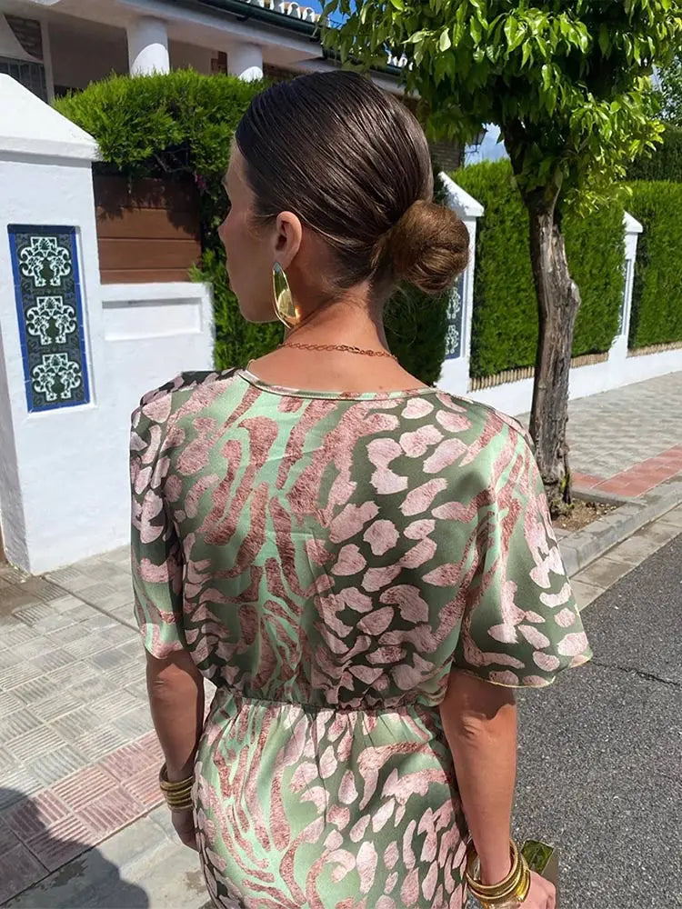 Valeana™ – Damen Abendkleid mit V-Ausschnitt Eleganz & Komfort