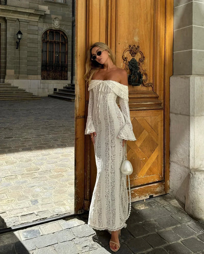Dentea™ – Damen Maxi Kleid Elegante Spitze für Stil und Komfort