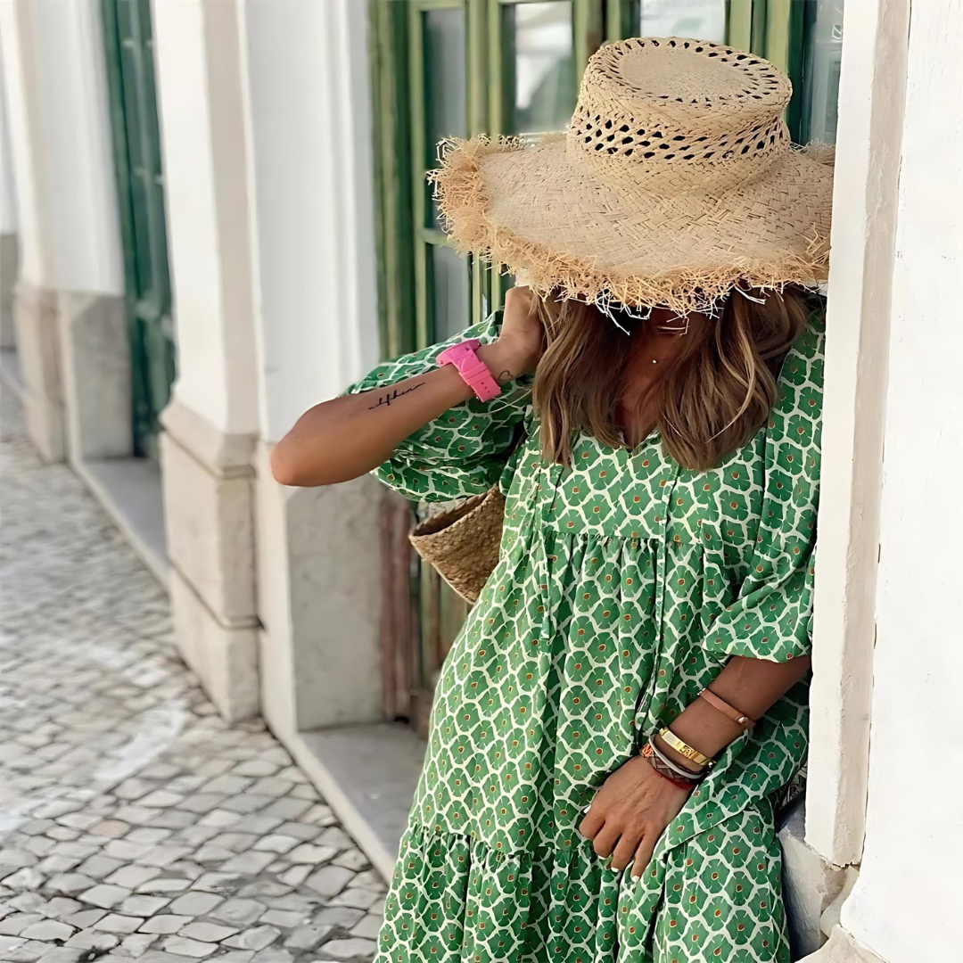 BohoChic™ – Damen Maxi Kleid Leicht & Atmungsaktiv