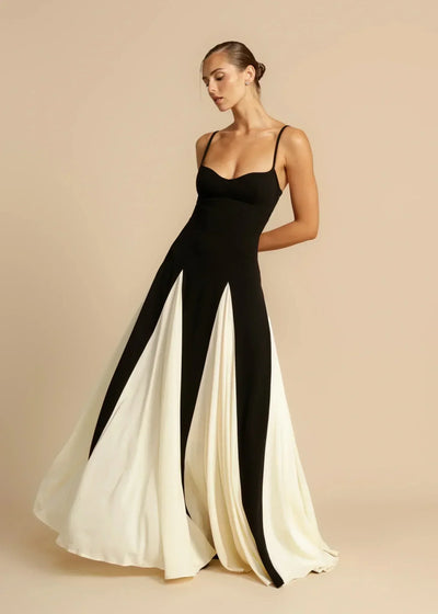 Angelina - Elegantes Abendkleid mit Schlitzsaum