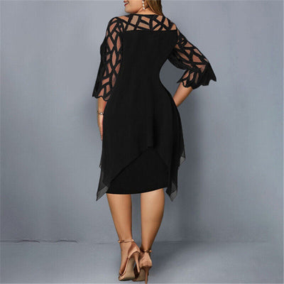 Abelone | Elegantes Oversize-Midikleid