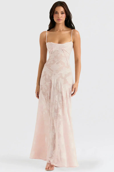 Corsalina™ – Damen Maxikleid Sommer mit Eleganter Corsage