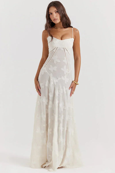 Corsalina™ – Damen Maxikleid Sommer mit Eleganter Corsage