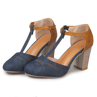 Vintalora™ – Damen High Heels Schwarz mit Komfortablem Design