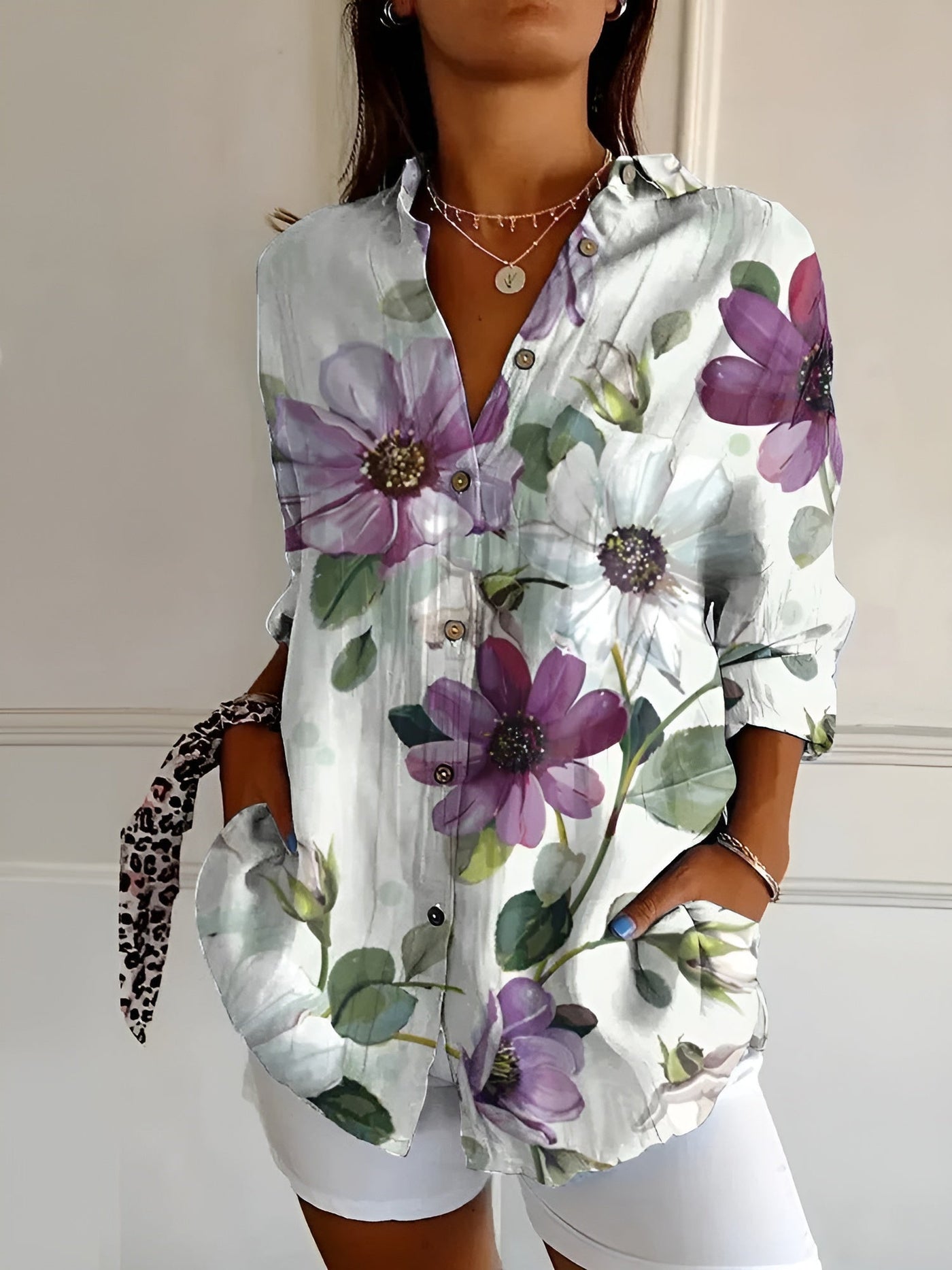 Elegante Damen Hemdbluse – Button-Down Bluse leicht & knitterfrei
