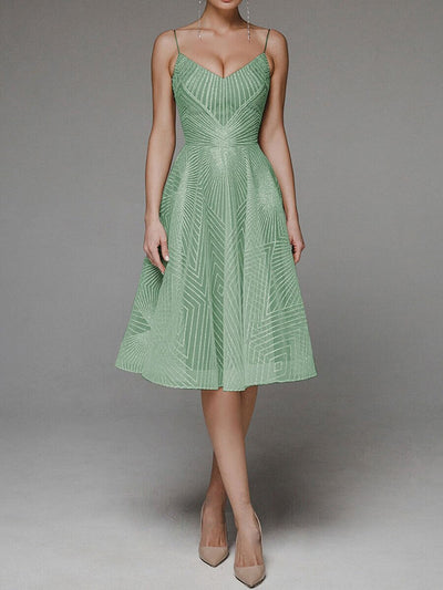 Elegantes A-Linien-Kleid | Spaghettiträger | Femininer Chic